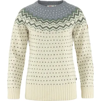 Pánský svetr Fjällräven Dámský lifestylový svetr Övik Knit Sweater W 2025/2026 Bílá XL Dámské
