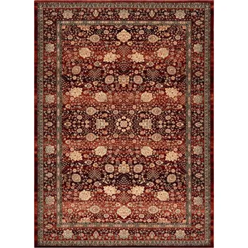 Koberec Koberec KASHQAI 4365 300 květiny / rám, bordó / béžový