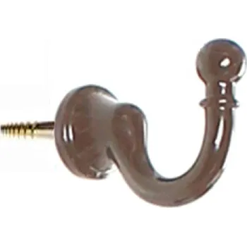 Věšák H1ax Háček přední montáž hnědý (Nástěnný háček. Vhodné řešení pro nábytek v interiéru.)