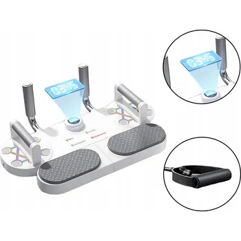 PARALETKY PRO KLIKY A PRKNA S POČÍTADLEM A ČASOVAČEM S ODPOROVOU GUMOU