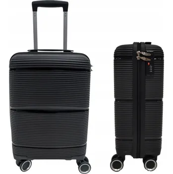 Kabinový kufr TEKAN ABS černý 34 l se 4 kolečky a zámkem