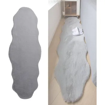 Koberec Ovčí kůže 180 cm šedá