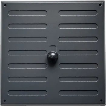 Větrací mřížka Ventilační mřížka uzavíratelná MU 190x190 hliníková, antracit