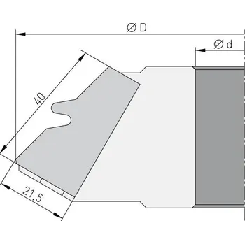 Fréza "Profilový nůž 40x21,5x2mm pro F623-140"
