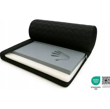 Matrace Matrace vrchní TOPPER Visco 80x195 Černá 7cm Certifikát Topper