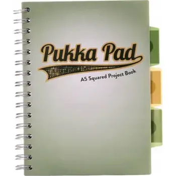 Blok Sešit A5 s mřížkou Pukka Pad, 100 listů