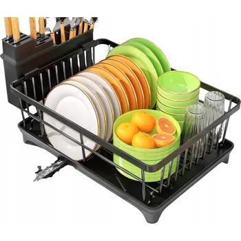 Organizace kuchyně Liononly Odkapávač na nádobí, velký odkapávač na