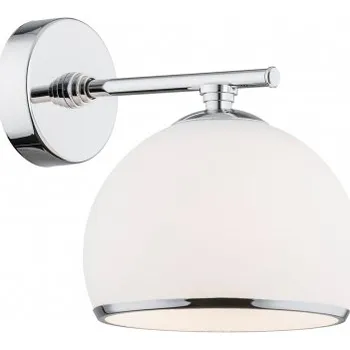 Nástěnné svítidlo Nástěnné svítidlo Argon bílé, stříbrné patice E27 60 W