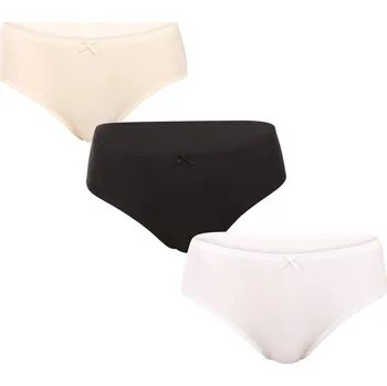 Kalhotky 3PACK dámské kalhotky Andrie vícebarevné (PS 2846) L Možnost vrácení zboží ZDARMA do 120 dnů!