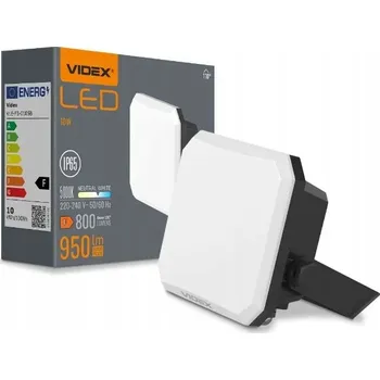 LED reflektor VIDEX černý halogen 5000K 950lm 10W IP65 IK07