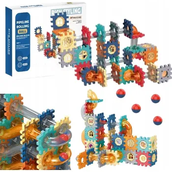 ostatní stavebnice STAVEBNICE KONSTRUKČNÍ KULIČKOVÁ DRÁHA 76 ks