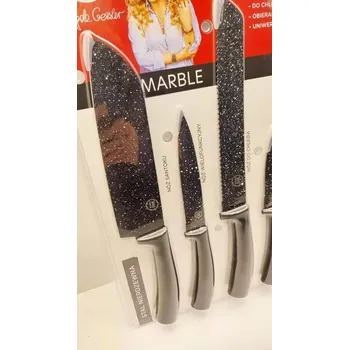 Kuchyňský nůž Sada nožů v krabici 7&7 MARBLE 5 ks