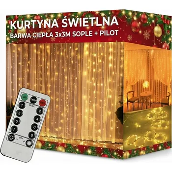 Vánoční dekorace Světelný řetěz XPart 300 cm do sítě, vícebarevný