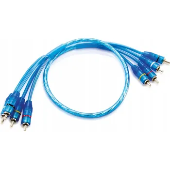 Audio kabel Sinustec RCA-08-4 RCA kabel CINCH pro 4kanálový zesilovač - 80 cm