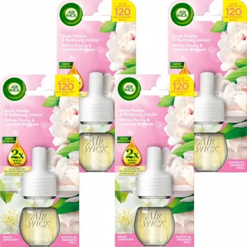 Osvěžovač vzduchu Air Wick Náhradní Náplň do Osvěžovače Vzduchu Bílá Pivoňka a Kvetoucí Jasmín 19ml 4ks