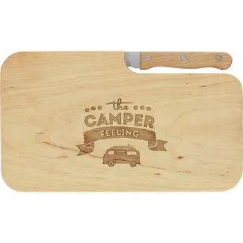 Kuchyňské prkénko LASERHELD Dřevěná Deska Camper S Gravírováním 26x15cm