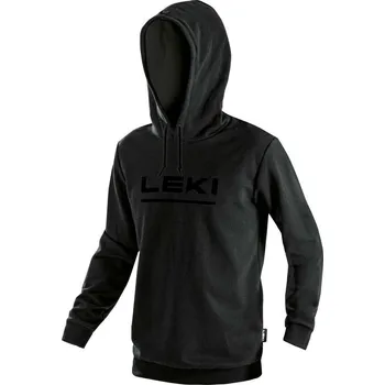 Pánská mikina mikina pánská LEKI Logo Hoodie LEKI, black-black - M