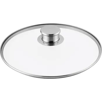 Poklice GASTROSUS Skleněná poklice 28 cm s ocelovým okrajem