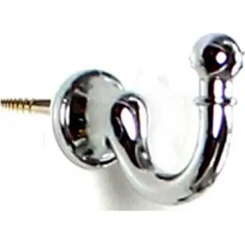 Věšák H1ax. - Háček přední montáž chrom lesklý (Nástěnný háček v povrchu chrom lesklý. Jednoduchý a funkční doplněk do interiéru.)