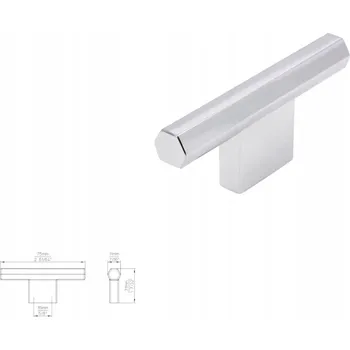Nábytková úchytka SIRO 2571-75ZN1 chrom lesk