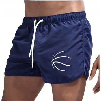 Pánské kraťasy Pánské plavky Šortky Kraťasy Vzor Míč Zavazovací - S