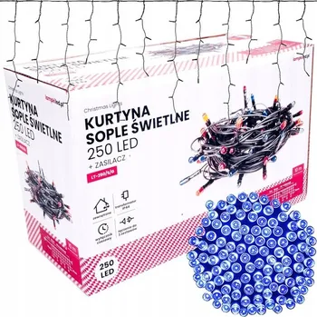 IP kamera Světelný závěs Okej Lux rampouchy 201 - 300 světýlek