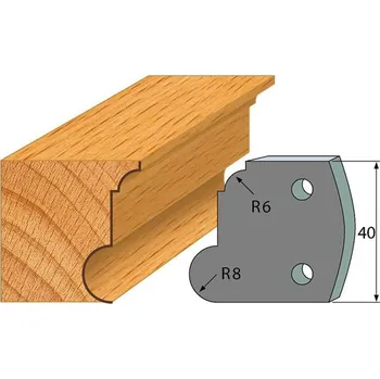 Příslušenství k frézce "IGM profil 054 - pár omezovačů 40x4mm SP"