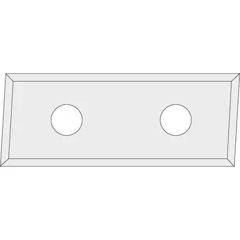 Fréza "IGM N017 Žiletka tvrdokovová Z4 zkosená 3° - 28,3x12x1,5 LH LaminoMDF"