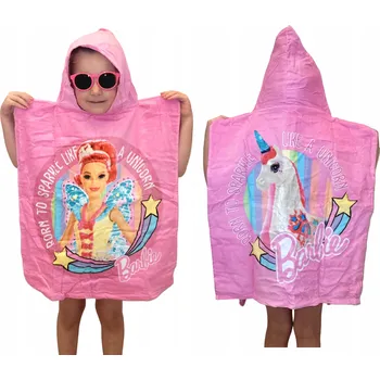 BARBIE pončo osuška bavlněná 50x115 cm