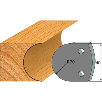 Fréza "IGM profil 131 - pár omezovačů 40x4mm SP"
