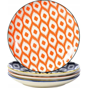 Talíř Mělký jídelní talíř WishDeco 4DISH4COLOR