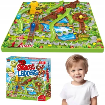 Desková hra Desková hra HADI A ŽEBŘÍKY 3D SNAKES Woopie