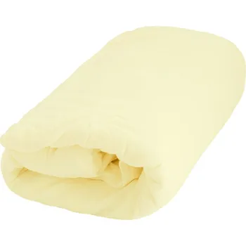 Bytový textil Jersey prostěradlo BASIC VANILKOVÉ 90x200 cm