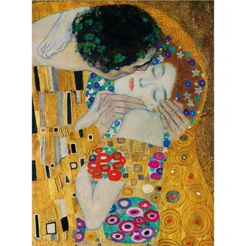 Puzzle Puzzle Bluebird 1000 dílků Polibek fragment Gustava Klimta