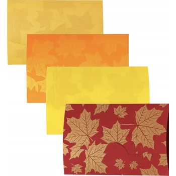 Obálka Ozdobné obálky 6x10 cm skládané bez lepidla 220g sada mini ozdobných obálek