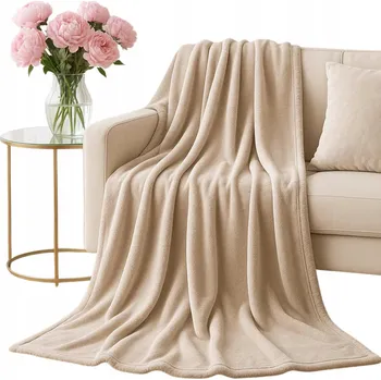 deka Deka Spod Igły i Nitki polyester 250 cm x 300 cm béžová