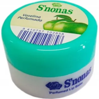 Péče o rty Vazelína na rty s vůní a příchutí zeleného jablka 15g S'nonas Aroam S.A.