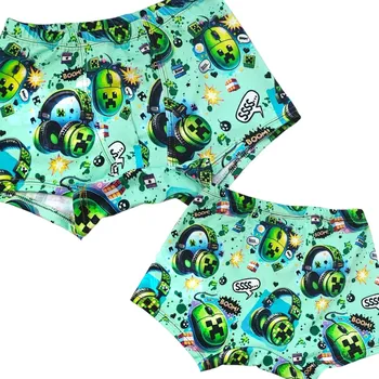 Chlapecké spodní prádlo Klučičí boxerky výběr ze vzorů Velikost: 122/128 Herní myš Minecraft Boxerky pro kluky