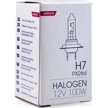 Autožárovka M-Tech Žárovka H7 12V 100W 2 ks