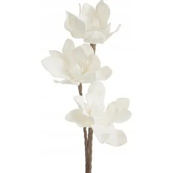 umělá květina Umělá květina dekorativní 74 cm bílá z plastové pěny