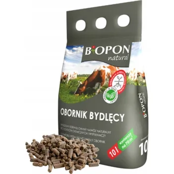 Hnojivo Granulovaný hovězí hnůj BiOPON Natural 10 l - přírodní organické hnojivo