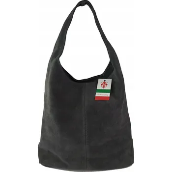 Kabelka Vera Pelle kabelka z pravé semišové kůže, vícebarevná