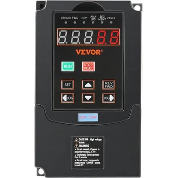 Měnič napětí Frekvenční měnič VFD 1.5kW 2HP 220V 1/3 fázový regulátor otáček motoru CNC