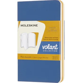 Diář Moleskine, Nelinkované sešity Moleskine Volant XS modré a žluté 2 ks - Formadore
