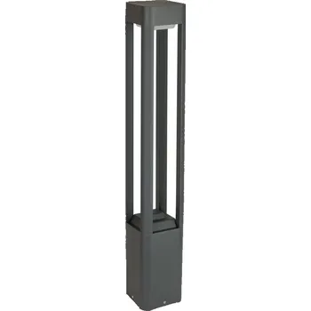 Venkovní osvětlení Stojací zahradní lampa sloupek 80 cm tmavě šedá IP54 SU-MA