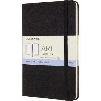 Diář Moleskine, Skicář Moleskine 165 g/m² tvrdá vazba M 88 stran černý - Formadore