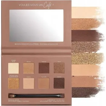 Přípravek na oči Bourjois Beau Regard 02 Rue Du Cafe paletka očních stínů 7.68g