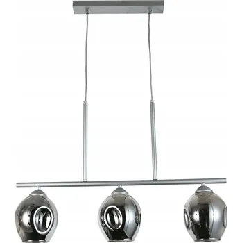 LIZA, závěsné svítidlo, 3 žárovky, E27, stříbrná, šířka: 72 cm