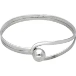 Goldstore Moderní stříbrný pevný náramek Váha: 18.30 g