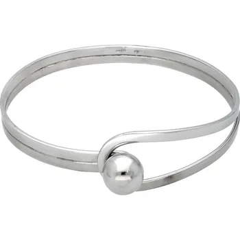 Módní doplněk Goldstore Moderní stříbrný pevný náramek Váha: 18.30 g